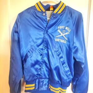 Vintage satin bomber jacket. Size S